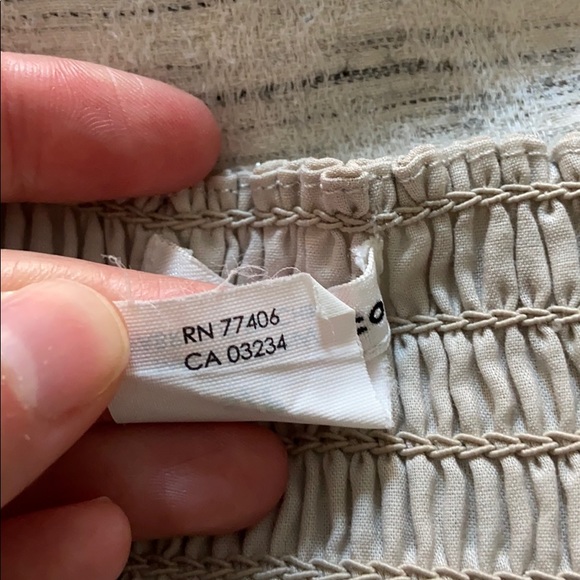 Club Monaco metallic mini skirt - Picture 5 of 6